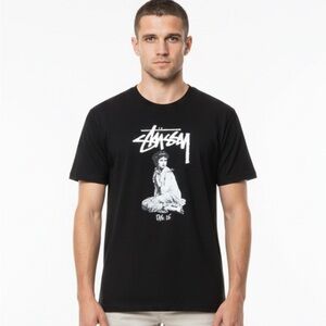 STUSSY LADY ROME T SHIRT BLACK sold out rare